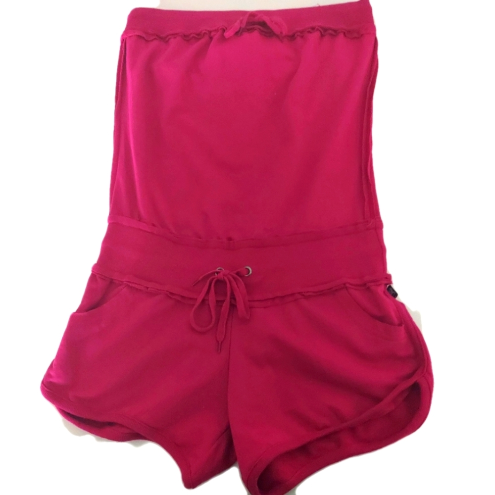 LA Kitty Hot Pink Romper Sz L